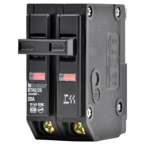 Interruptor Termomagnético 2P 20A 10KA BTN220 Bticino