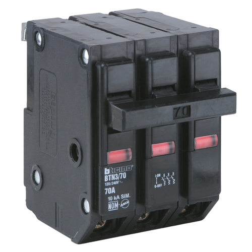 Interruptor Termomagnético 3P 70A 10KA BTN370 Bticino