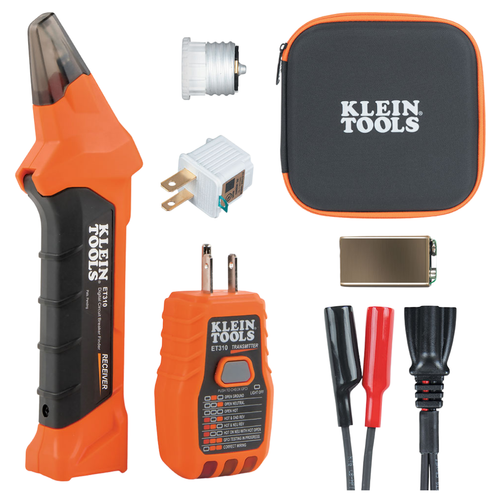 Kit de Detector de Cortacircuitos con Receptor + Transmisor + Accesorios ET310KIT Klein Tools
