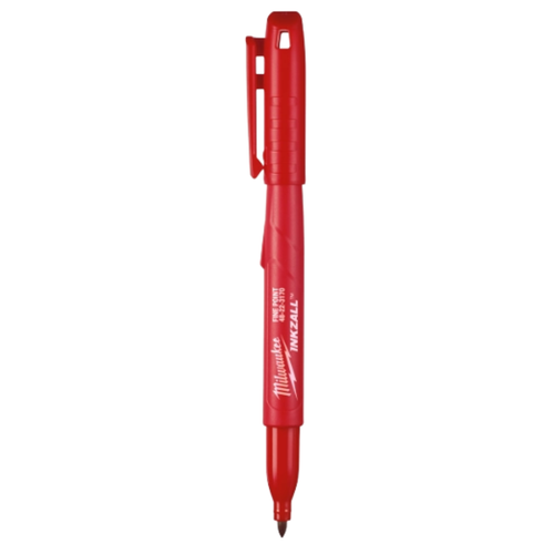 Marcador Rojo de Punta Fina INKZALL 48223170 Milwaukee