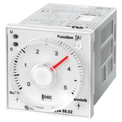 Temporizador Enchufable Multifuncón Undecal Tipo 88.02 2CC 8A 880202300002 Finder