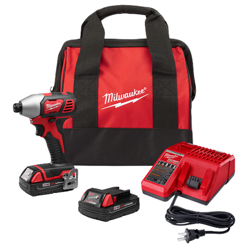 Kit Destornillador de Impacto Hexagonal M18 de 1/4in 265622CT + Regalo Vaso Térmico PACKOUT de 30oz 48828393R Milwaukee