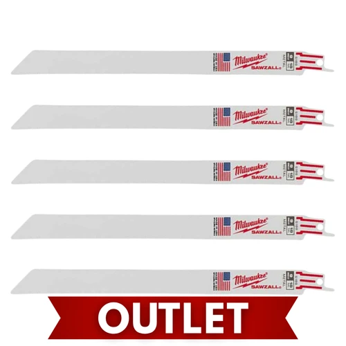 Juego de Seguetas SAWZALL de 9in 5pzas 48005188 Milwaukee Outlet