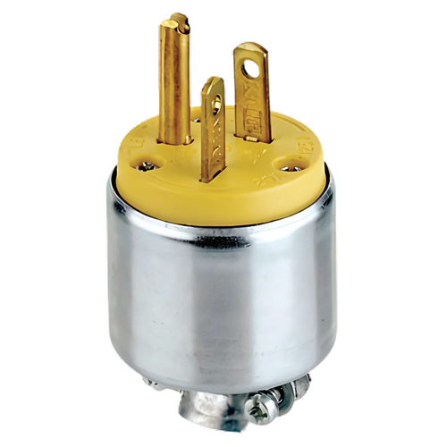 Clavija Blindada 20A 125V Grado Comercial 520PA Leviton