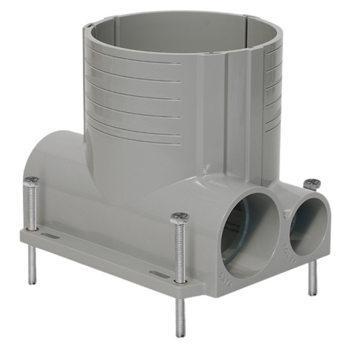 Caja Redonda para Piso de Concreto 2 Tramos 15.8cm FBBOXGY Leviton