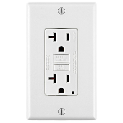 Contacto Dúplex 20A 125V Color Blanco GFNT2W Leviton