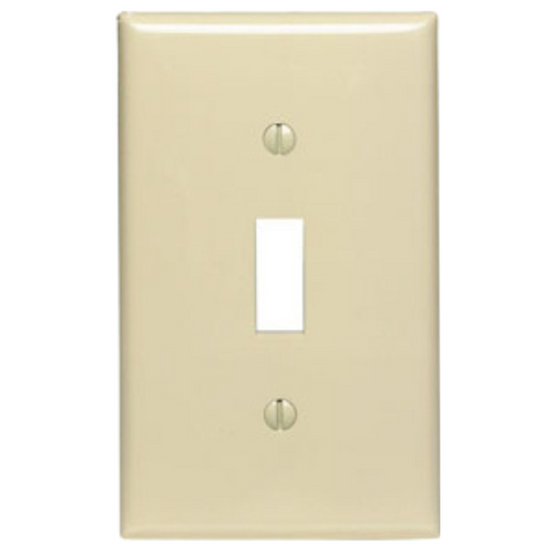 Placa para Apagador de Palanca 1 Módulo Color Marfil 80701I Leviton