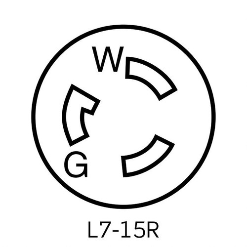 Contacto Fijo Media Vuelta 15A 277V 4760 Leviton