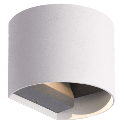 Luminaria Led de Exterior para Muro CRUX IP54 6W 100/240V Color Blanco TL1375RW Tishman