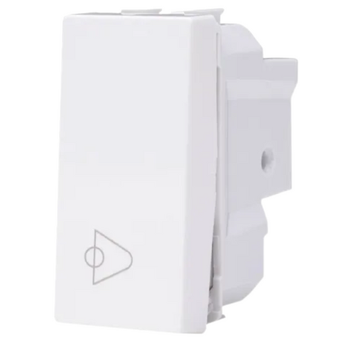 Botón Timbre de 1 Módulo UNNO 16A 127V Color Blanco N1104BL Estevez