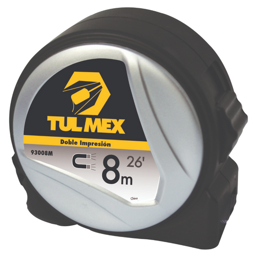 Flexómetro Magnético 8m 93008M Tulmex