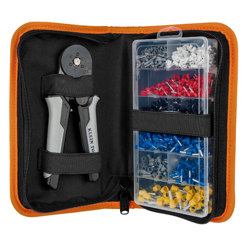 Juego de Ponchadora Hexagonal de Férulas para Cable 10/22AWG 34061  Klein Tools