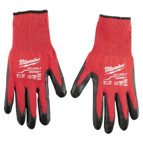 Guantes Anticorte Nivel 3 con Nitrilo Talla Mediana 48738631 Milwaukee