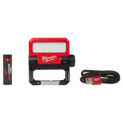 Reflector Pivotante ROVER Recargable con USB REDLITHIUM 211421 Milwaukee