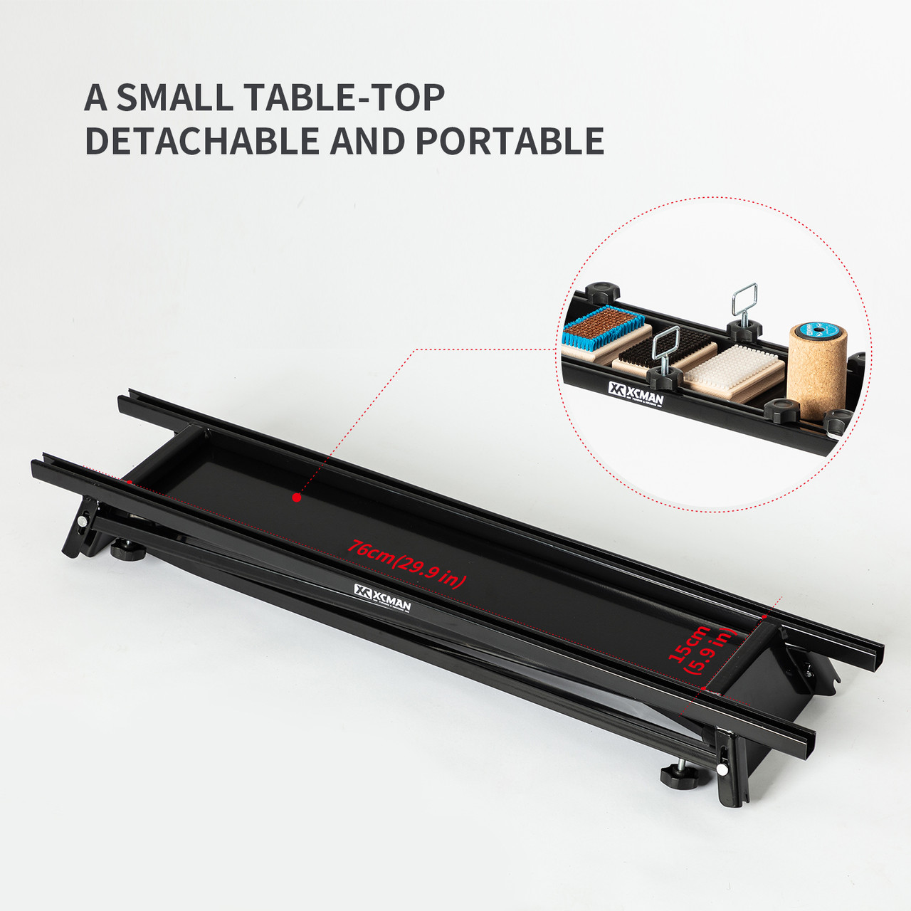 XCMAN Cross County Nordic Skiing Double Profile Waxing Bench Table