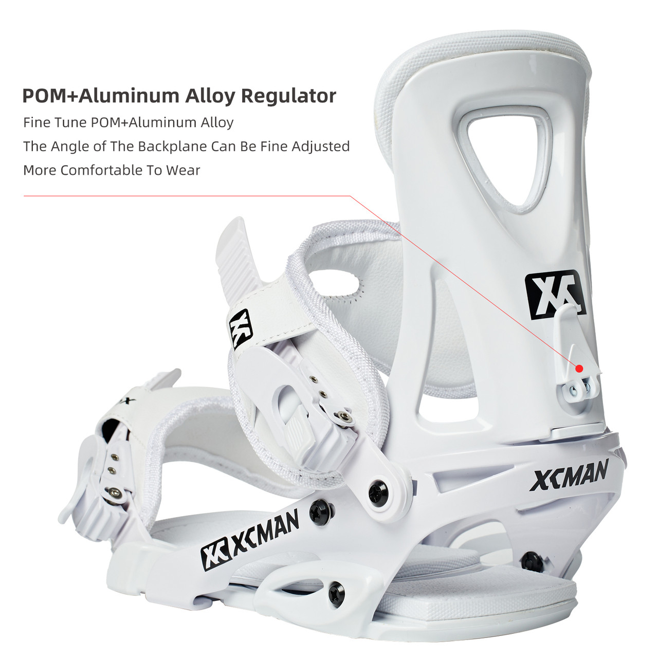 XCMAN Outdoors All-Mountain Snowboard Binding | Boot US Size 6-9