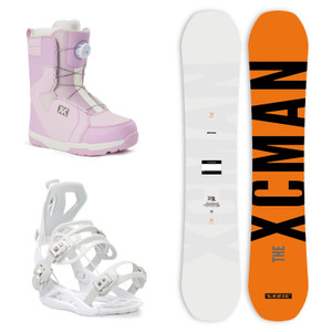 XCMAN Snowboard Packages-360seco-12 Concrete Haze - XCMAN