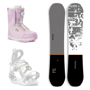 XCMAN Men's Complete Snowboard Package Camber True Twin Carved Snowboard Binding Boots for All Mountain Best for Beginner