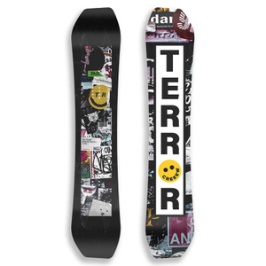TERROR Men's Best Snowboard Camber True Twin Freestyle Snowboard FAREWELL