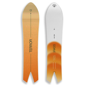 TERROR Men's Best Snowboard Camber Directional Powder Snowboard WHITE CROW