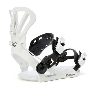 Xcman Snowboard Bindings-360 seco Pro-Black&White