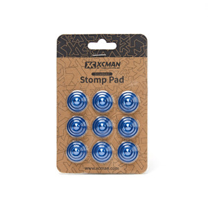 XCMAN 4 Layer-Cone Studs Aluminum Snowboard Stomp Pad 9pcs packaged in blister card display