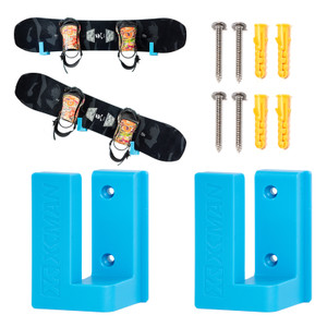 XCMAN Snowboard Skateboard Wall Mount Display Hanger Indoor Snowboard Storage Racks