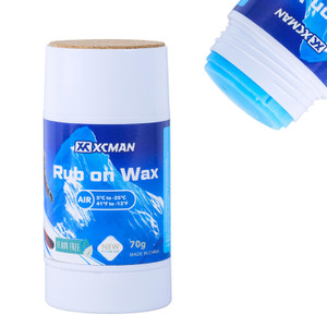 xcman rub on snowboard ski wax