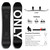 TERROR  Men's Best Beginner Snowboard Camber True Twin Powder Snowboard ONLY-Round Head Version