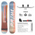 TERROR Men's Best Beginner Snowboard Camber True Twin Freestyle Snowboard DESERT