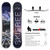 TERROR Men's Best Beginner Snowboard Camber True Twin All Mountain Snowboard JOURNEY