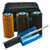 XCMAN 150mm Ski Roto Brush Kit Roto Brush Handle Axle with All 3 Brushes:Nylon, Horsehair,Brass