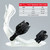 Xcman Snowboard Bindings-360 seco Pro-Black&White