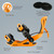 Xcman Snowboard Bindings-360 seco Pro-Black&Orange