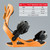 Xcman Snowboard Bindings-360 seco Pro-Black&Orange