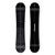 XCMAN Men's Quantum Fissure Snowboard shown from both top and bottom views, featuring a sleek matte black finish and clean minimal branding