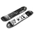 Isometric angle view of the XCMAN Men's Burner Hybrid Snowboard, emphasizing its clean dark profile and versatile shape suitable for all levels