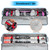 Interior view showing secure internal straps and waterproof lining designed to hold snowboards or skis securely in place