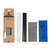 XCMAN Ski Snowboard Ptex Drip Candle Base Repair Sticker PTEX Kit: 5pcs Clear Ptex,Metal Scraper,Sanding Sponge