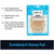 Product features infographic highlighting low-temperature resistant PE material, 3M peel-and-stick adhesive, and 10pcs aluminum spikes