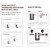 XCMAN Snowboard Skateboard Wall Mount Display Hanger Indoor Snowboard Storage Racks