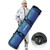 XCMAN Padded Snowboard Bag with Wheels and adjustable length 63-75 inches showing smooth-rolling wheels and blue exterior