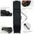 Detailed display of stow-away backpack shoulder straps, top rubber handle, and detachable strap on the XCMAN roller bag