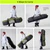 Demonstration of the 5 ways to carry the XCMAN roller snowboard bag including backpack, shoulder, and handle modes