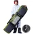 XCMAN Roller Snowboard Bag with Wheels showing 140L large capacity, adjustable length, and smooth-rolling PU wheels with protection ribs