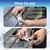 Step-by-step instructional graphic guide illustrating how to use the XCMAN multi-angle base edge tuner tool