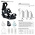 XCMAN 360 Seco Snowboard Bindings technical specifications, flex rating chart, and size guide breakdown