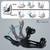 Step-by-step instruction guide illustrating the easy in and out mechanism of XCMAN 360 Seco bindings