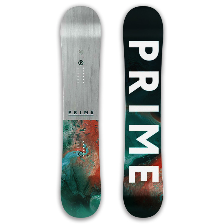 TERROR Men's Best Beginner Snowboard Camber True Twin Freestyle Snowboard AMBER BEACH