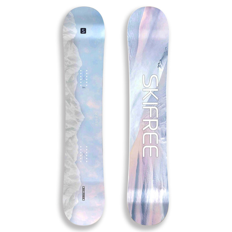 TERROR Men's Best Beginner Snowboard Camber True Twin All Mountain Snowboard PURE ICEBERG